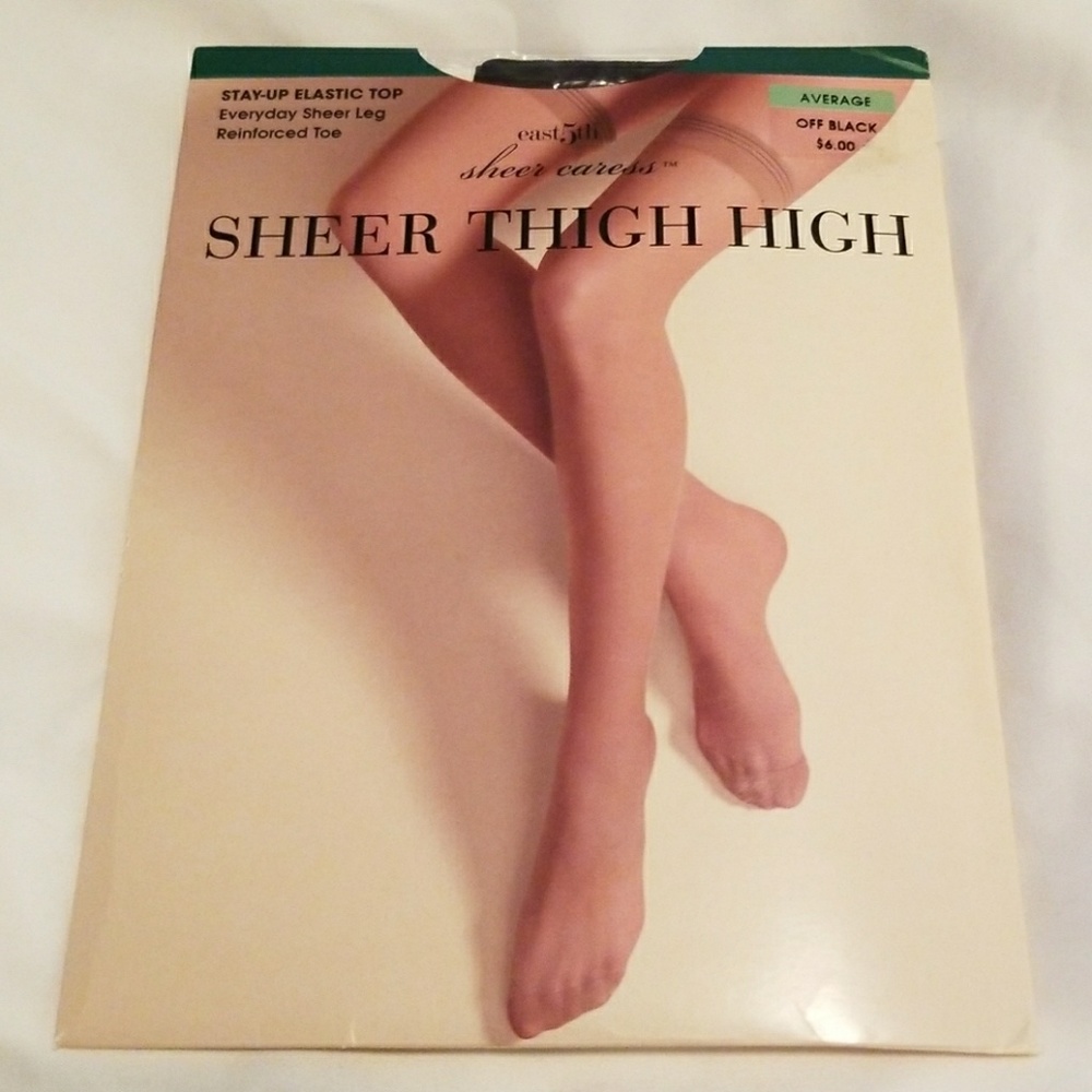 East 5th Ave Sheer Thigh High stockings